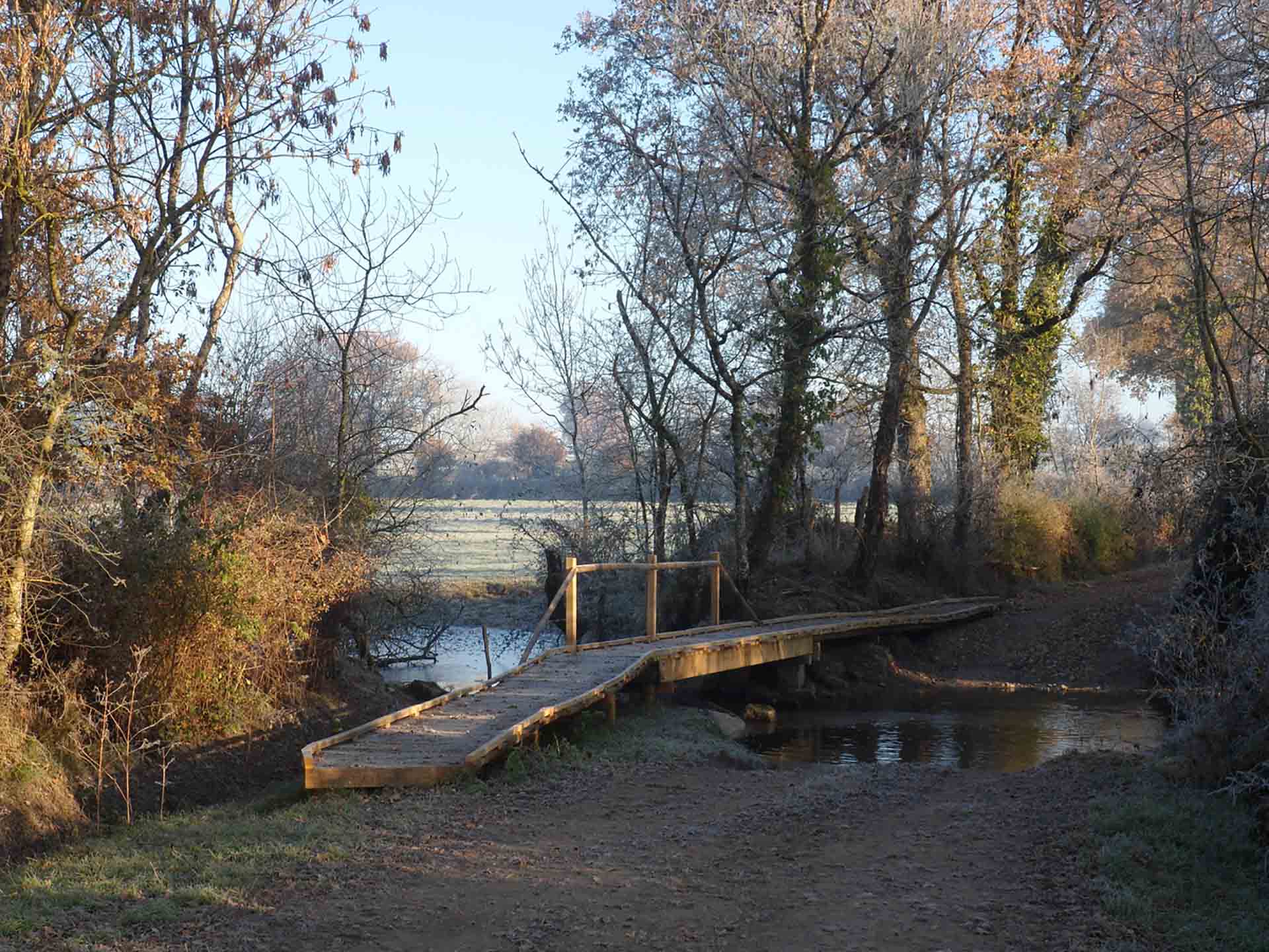 Passerelle Vaugely de Viennay - Agrandir l'image (fenêtre modale)