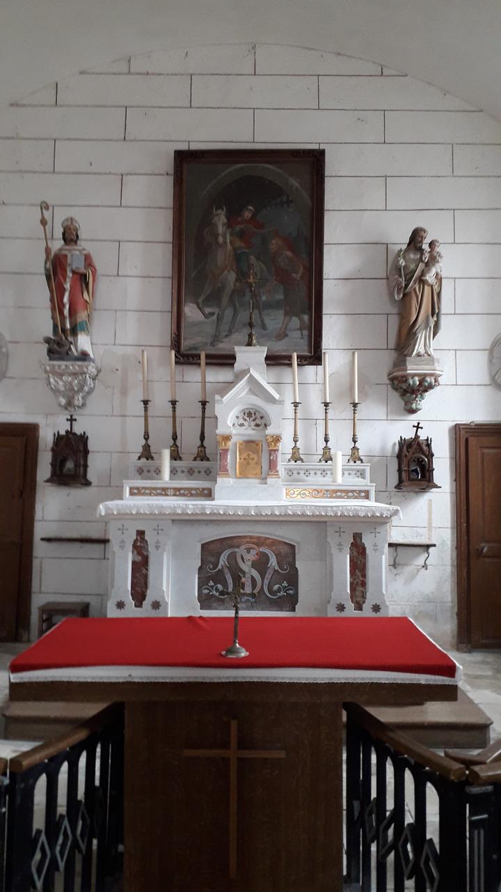 L'Eglise Saint Martin d'Oroux - Agrandir l'image (fenêtre modale)